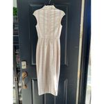 Misha Collection Milk White Beige Striped Chiara Lace Midi Dress Size Small Photo 5