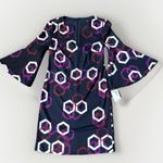 Trina Turk  size xsmall multicolor geometric print sleeves dress Photo 2
