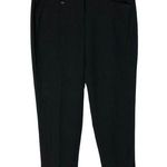 White House | Black Market  WHBM Black Ankle Crop Dress Pants 6 Photo 0