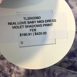 TALULAH NWT  Real Love Baby Midi Dress Violet Flora Photo 11