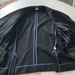 J.Crew  Pencil Black 100% Wool Double Breasted Suit, size 4, Preowned Photo 9