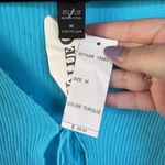 American Vintage NWT Y2K Bright Blue Tiered Tie Front Cardigan Lizzie McGuire 2000s Top Medium Photo 5