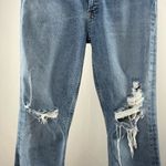 AGOLDE Riley High Rise Straight Crop Jeans in Blitz Blue Size 26 Photo 5