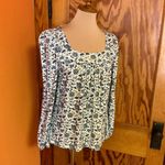Lucky Brand Feminine Floral Peasant Top Photo 8