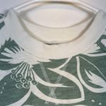 Madewell MWL Oversized S/S Sweatshirt Tropicale Floral Green Size Small EUC 2704 Photo 2