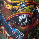 Vintage Y2K Vietnam Vets T Shirt Brown XL Extra Large Graphic Tee Cotton Photo 12