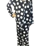 Victoria's Secret ✨Victoria Secret Afterhours Satin Two Piece Polka Dot Long Sleeve Sz M Pajamas✨ Photo 5