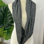 Athleisure infinity scarf with zipper pocket Gray Photo 0