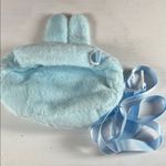 Cute Blue Furry Bunny Crossbody Bag Photo 1