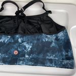 Livi Active Tie Dye Printed No Wire Sports Bra Sz 26/28 Black Blue Photo 5