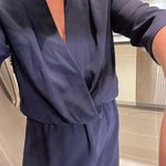 Amanda Uprichard  PURPLE DRAPE FRONT DRESS Photo 0