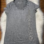 Skechers Gray Activewear Tops Photo 0