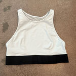 Alo Yoga  White Logo Sports Bra  Photo 0