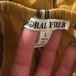 Moral Fiber Striped Golden Jumpsuit Gold Size L Photo 6