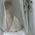 Rachel Zoe Smocked Smocked Neck Floral Chiffon & Base Tee XS Long Sleeve Classic Photo 6