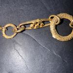 Designer Luxury Boho Preppy Gold Tone Y2K Boutique Statement Chain Necklace Photo 8