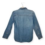 J.Crew  Blue Chambray Denim Shirt Classic Preppy Boho Western Button-Down 4 Photo 2