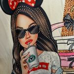 I love coffee Mini mouse Ears Fits SM New White Size undefined Photo 4