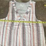 Anthropologie White Salmon Pink mine for Sleeveless V-Neck Blouse boho layer nwt Photo 2