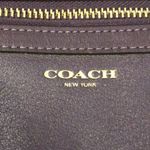 Coach Purple Plum Leather Oversized Wristlet Clutch With Tassels Photo 12