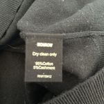 Monrow Camo Contrast Sleeve Pullover Crewneck Sweater Black Size M Photo 9