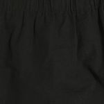 Lauren James NWT Scalloped Edge Solid Seersucker Skirt Size XS Black Photo 5