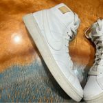 Nike  Court Royale 2 Mid Triple White lace up sneakers size 8.5 Photo 2