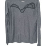 Elie Tahari  gray sweater size large Photo 0