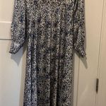 Floret Studios Blue Floral Long Sleeve Bias A Photo 0