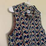 CAbi Women’s Medium Hola Amour Interlocking Hearts Button Sleeveless Shirtdress #5370 Photo 3