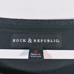 Rock & Republic  Black Jewels and Crosses Patterned Gothic Grunge Sweatshirt M Photo 4