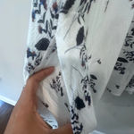 Free People Snap Out of It Swing dress white Blue Floral TunicTank X-Small 1278 Photo 7