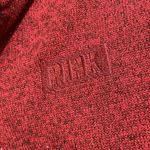 PINK - Victoria's Secret  maroon/wine cropped toggle long sleeve sweater, size S Photo 2