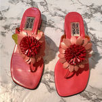 Tommy Hilfiger Tommy Hits Man Pink Thong Slip On Sandals Size  6M Photo 0