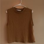 ZARA  sleeveless mock neck knitted top Photo 2