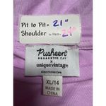 Pusheen The Cat x Unique Vintage Purple Graphic T-Shirt Womens XL/14 NWT Photo 2