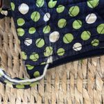 Vera Bradley  crossbody Purse shoulder bag, Lucky Dots, navy, green, white polka Photo 5