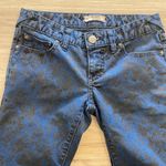 Free People  Black Floral Background Jeans - 25 Photo 1