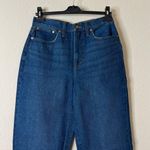 Madewell  Baggy Straight Jeans in Dark Worn Indigo Wash size 26 Photo 4