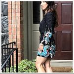 Davi & Dani  Floral & Polka Dot Romper (Small) Photo 1