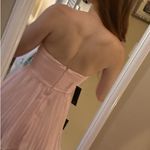 Lulus Seriously Sensational Light Pink Strapless Tiered Maxi Dress Photo 4