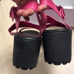 Dream Paris Dream Pairs Fuchsia platform Sandals size 11 NEW Photo 3