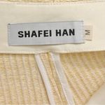 NWOT Vintage Designer Straw High Waisted Flared Shorts High Rise Wide Leg Size M Yellow Size M Photo 2