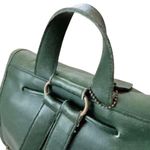 Coach  Bottle Green Leather Weekend Backpack Large Daypack 9943 USA COA Photo 9