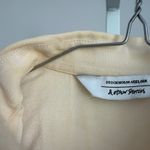 & Other Stories & Other Stories 100% Silk Button Down Shirt Luxury Minimalist Beige Blouse sz 2 Photo 5