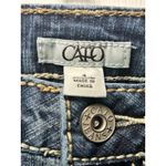 Cato  Denim Low-Rise Jean Crop Capri Pants Womens 4‎ Stretch Pedal Pusher Y2K Photo 1