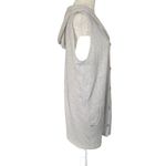 Porto cruz women's size small light gray sleeveless hooded swimsuit cover sweater Photo 2