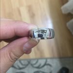 Silver Arc New England Patriots Ring Photo 4
