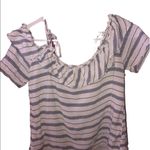 Miss Love  Brand 𝅺Striped Off the Shoulder Top Photo 5