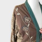 Handmade Reversible Embroidered Cotton Kantha Kimono Jacket Boho Patchwork One Size Photo 8